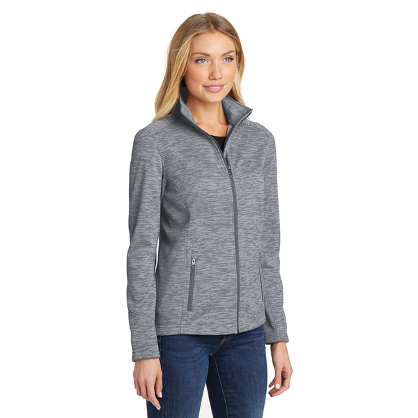 Port Authority® Digi Stripe Fleece Ladies' Jacket