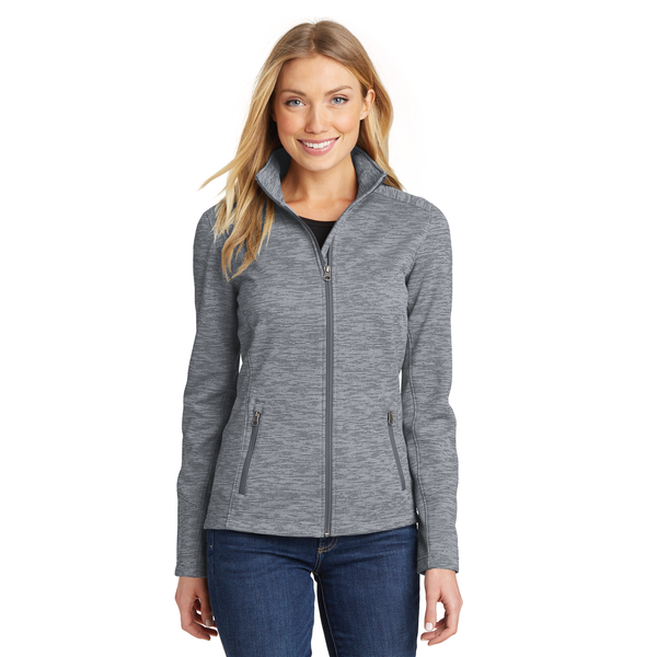Port Authority® Digi Stripe Fleece Ladies' Jacket