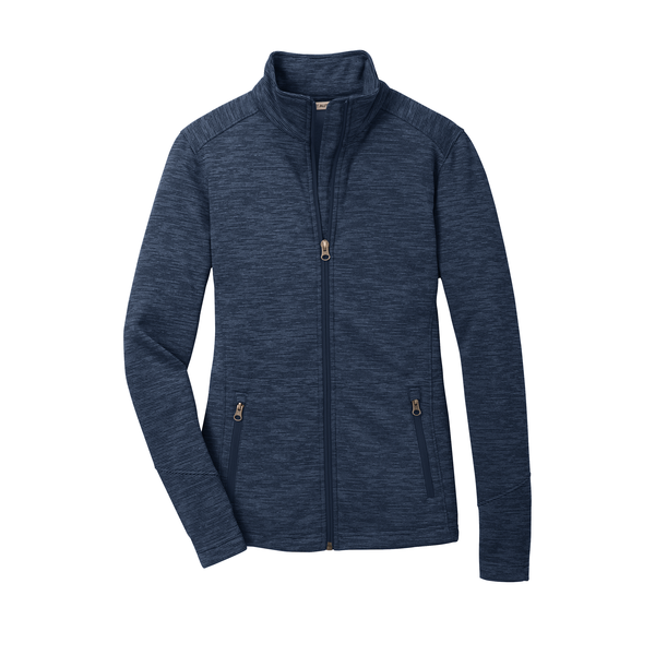 Port Authority® Digi Stripe Fleece Ladies' Jacket
