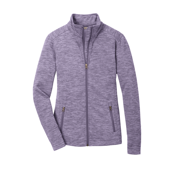Port Authority® Digi Stripe Fleece Ladies' Jacket