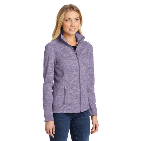 Port Authority® Digi Stripe Fleece Ladies' Jacket