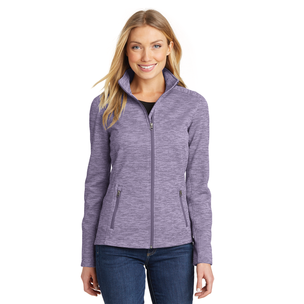 Port Authority® Digi Stripe Fleece Ladies' Jacket