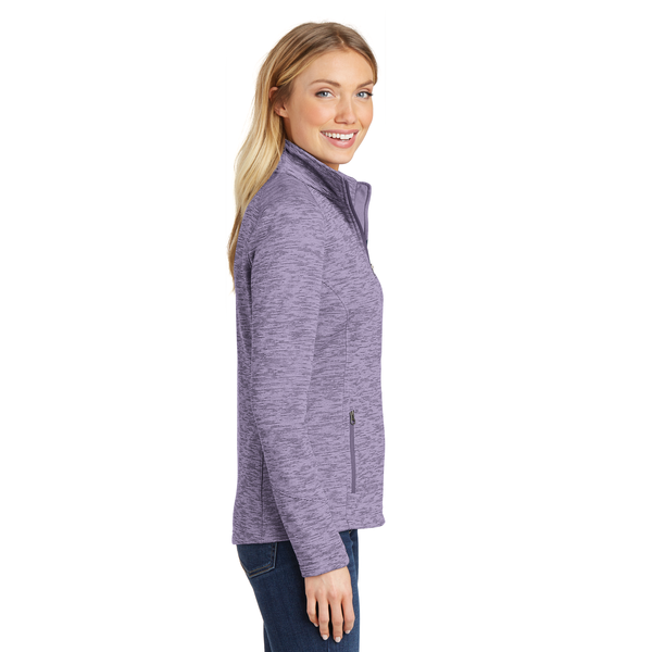 Port Authority® Digi Stripe Fleece Ladies' Jacket
