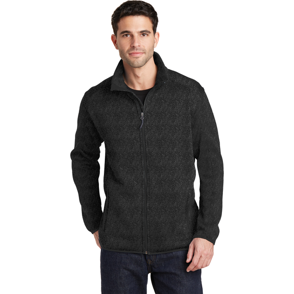 Port Authority® Sweater Fleece Men's Jacket