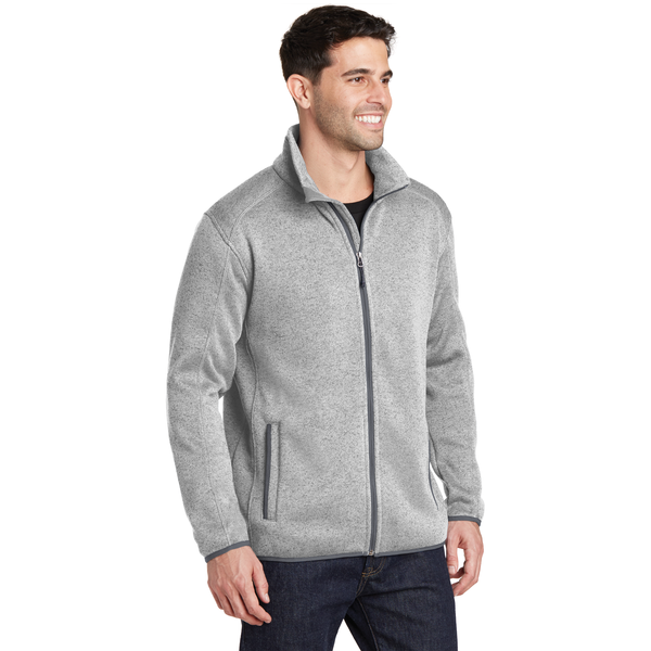 Port Authority® Sweater Fleece Men's Jacket