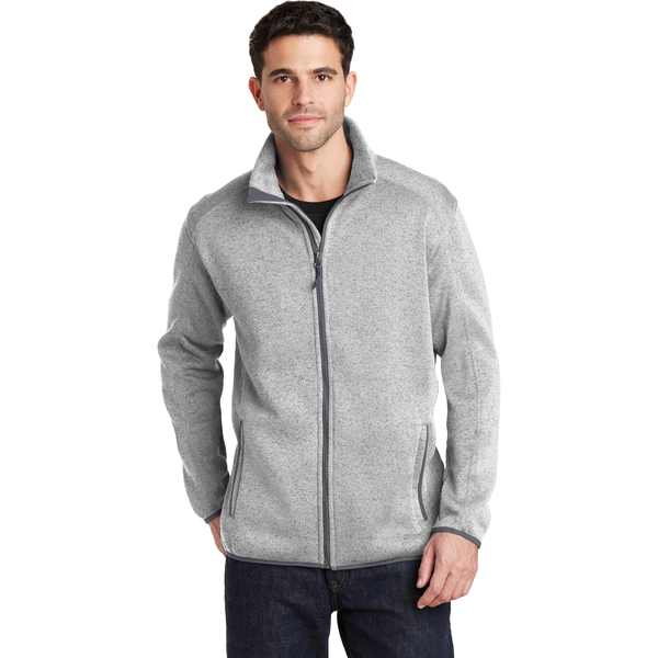 Port Authority® Sweater Fleece Men's Jacket