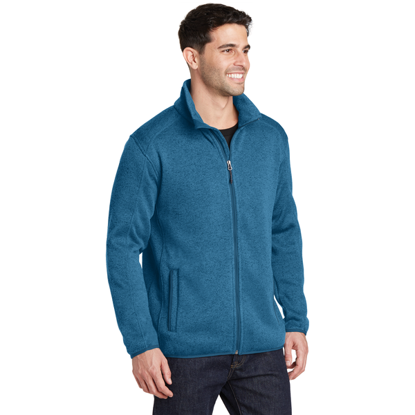 Port Authority® Sweater Fleece Men's Jacket