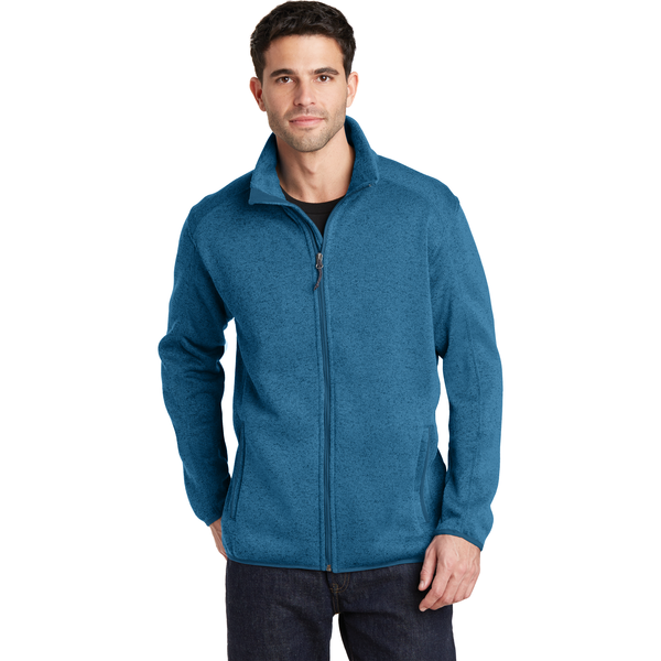 Port Authority® Sweater Fleece Men's Jacket