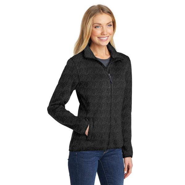 Port Authority® Sweater Fleece Ladies' Jacket