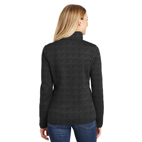 Port Authority® Sweater Fleece Ladies' Jacket
