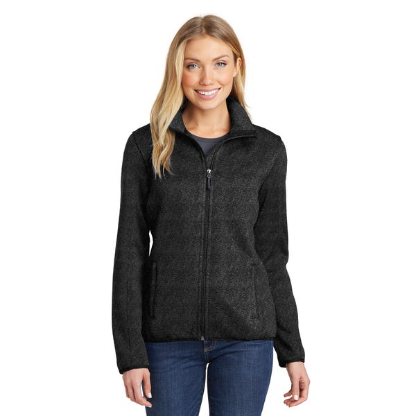 Port Authority® Sweater Fleece Ladies' Jacket