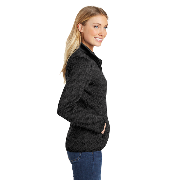Port Authority® Sweater Fleece Ladies' Jacket
