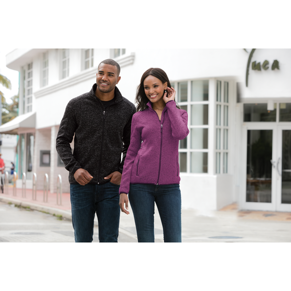 Port Authority® Sweater Fleece Ladies' Jacket