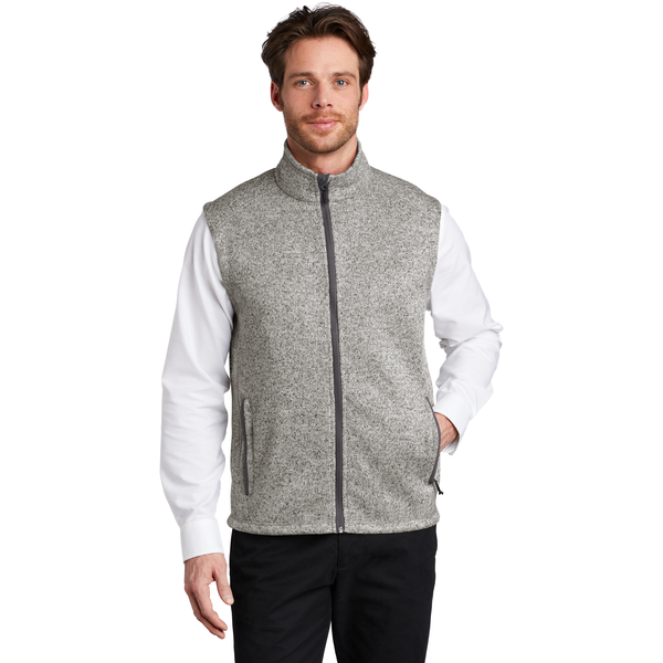 Port Authority® Sweater Fleece Men's Vest