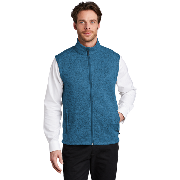 Port Authority® Sweater Fleece Men's Vest