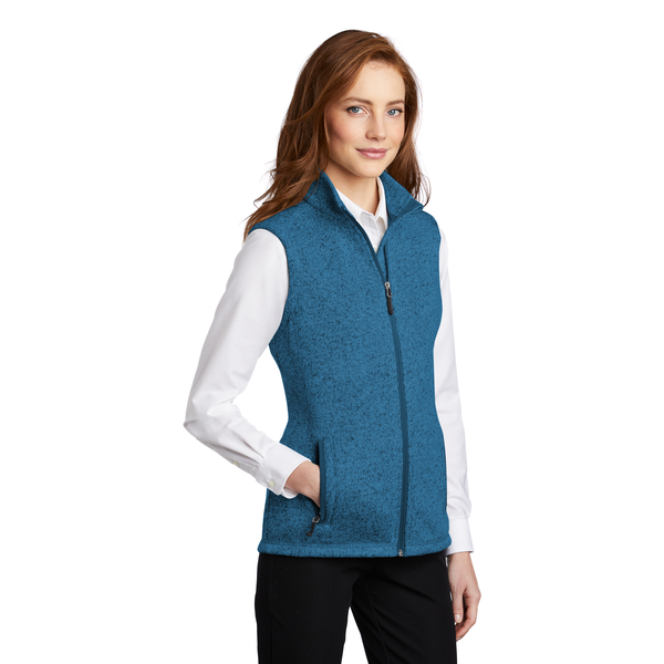 Port Authority® Sweater Fleece Ladies' Vest