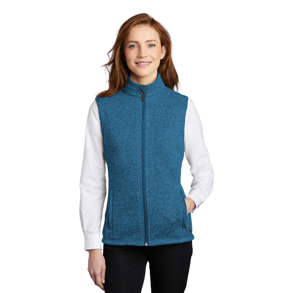 Port Authority® Sweater Fleece Ladies' Vest