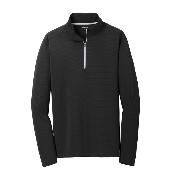 Sport-Tek® Sport-Wick® Textured Men's 1/4 Zip Pullover