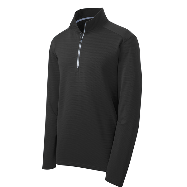 Sport-Tek® Sport-Wick® Textured Men's 1/4 Zip Pullover