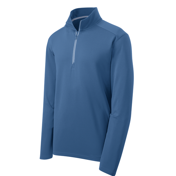 Sport-Tek® Sport-Wick® Textured Men's 1/4 Zip Pullover