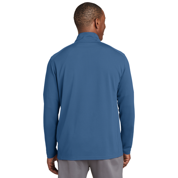 Sport-Tek® Sport-Wick® Textured Men's 1/4 Zip Pullover