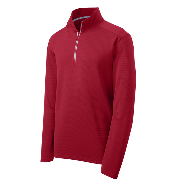 Sport-Tek® Sport-Wick® Textured Men's 1/4 Zip Pullover