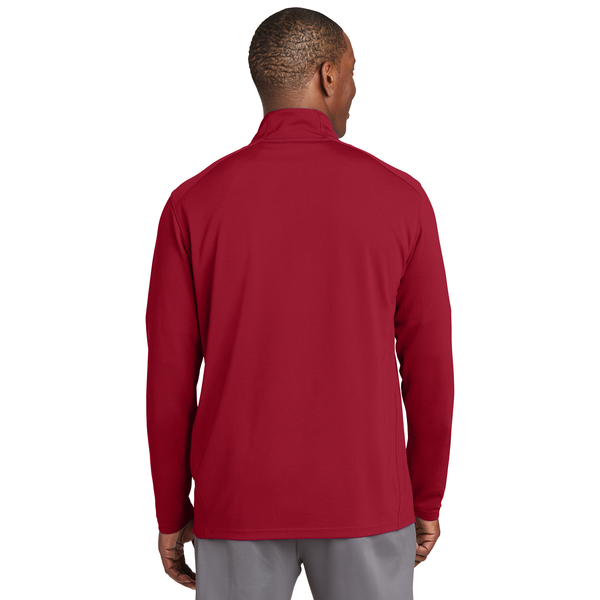 Sport-Tek® Sport-Wick® Textured Men's 1/4 Zip Pullover