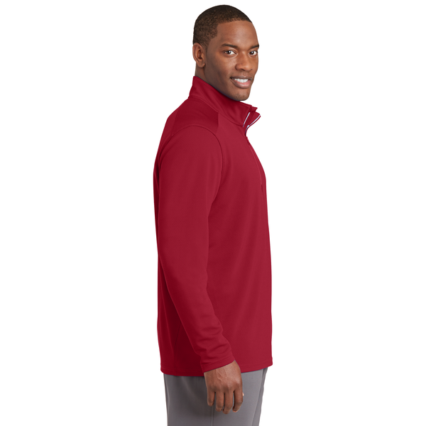 Sport-Tek® Sport-Wick® Textured Men's 1/4 Zip Pullover