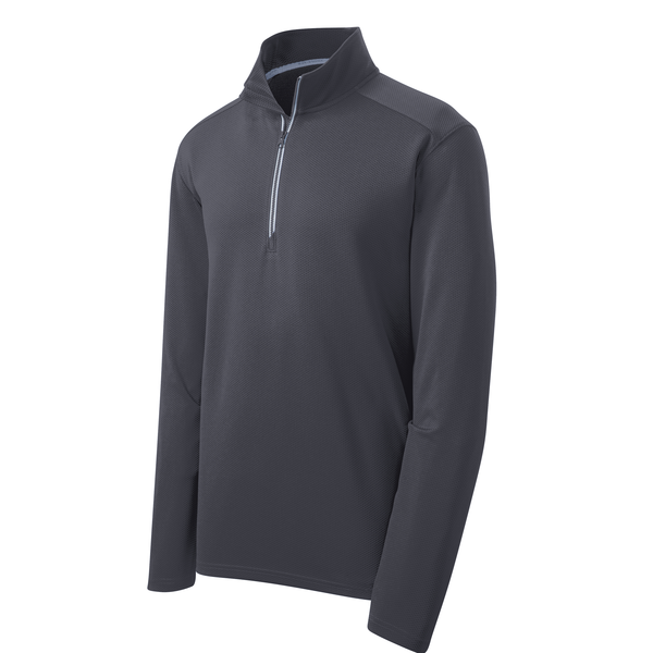 Sport-Tek® Sport-Wick® Textured Men's 1/4 Zip Pullover