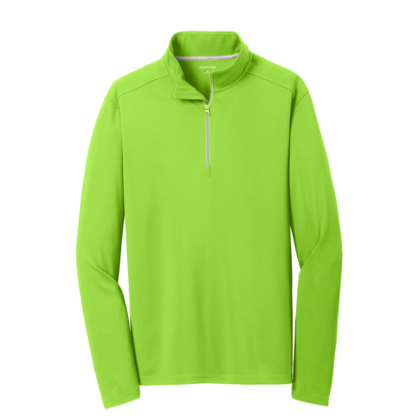 Sport-Tek® Sport-Wick® Textured Men's 1/4 Zip Pullover
