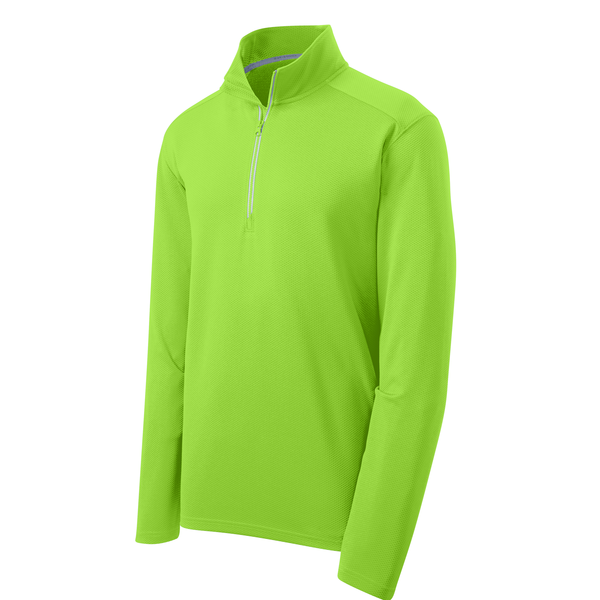 Sport-Tek® Sport-Wick® Textured Men's 1/4 Zip Pullover