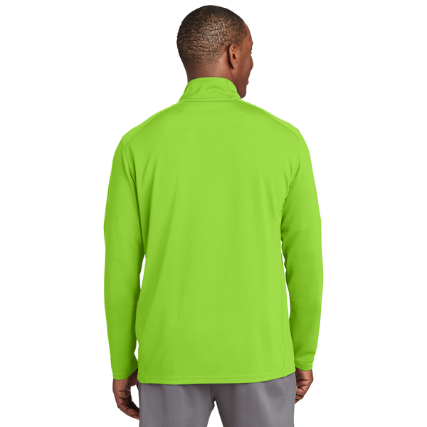 Sport-Tek® Sport-Wick® Textured Men's 1/4 Zip Pullover
