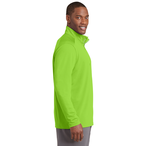 Sport-Tek® Sport-Wick® Textured Men's 1/4 Zip Pullover