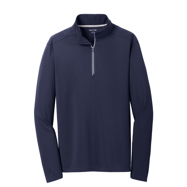 Sport-Tek® Sport-Wick® Textured Men's 1/4 Zip Pullover