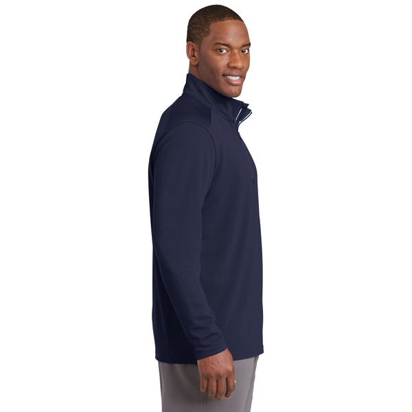 Sport-Tek® Sport-Wick® Textured Men's 1/4 Zip Pullover