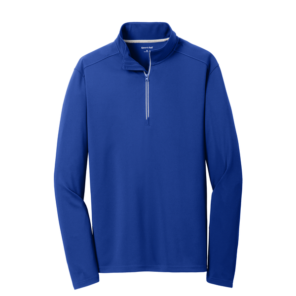 Sport-Tek® Sport-Wick® Textured Men's 1/4 Zip Pullover