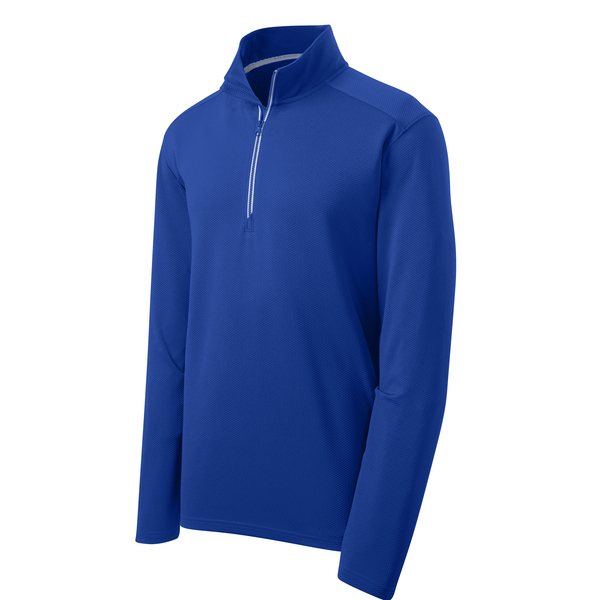 Sport-Tek® Sport-Wick® Textured Men's 1/4 Zip Pullover