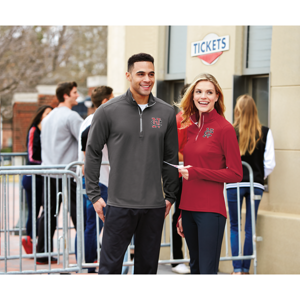 Sport-Tek® Sport-Wick® Textured Men's 1/4 Zip Pullover