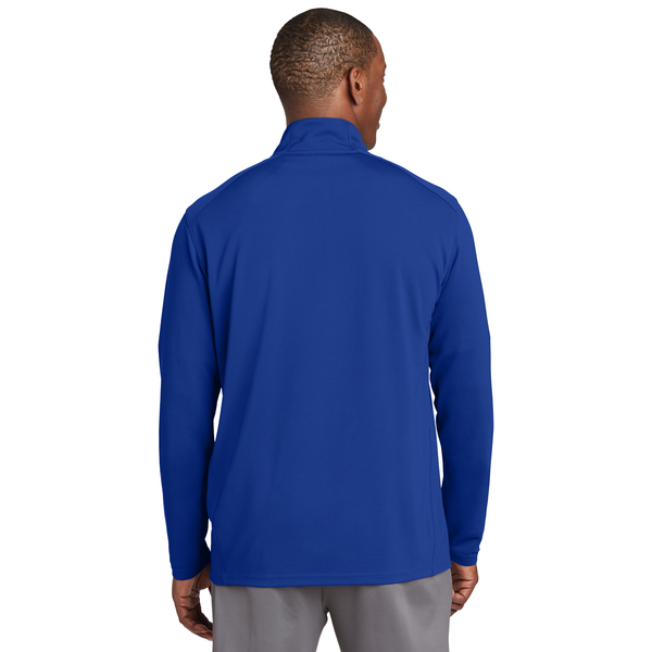 Sport-Tek® Sport-Wick® Textured Men's 1/4 Zip Pullover