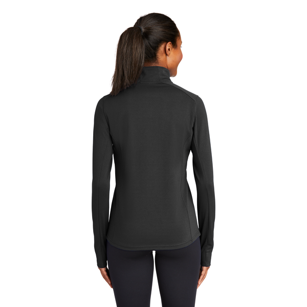 Sport-Tek® Sport-Wick® Textured Ladies' 1/4 Zip Pullover