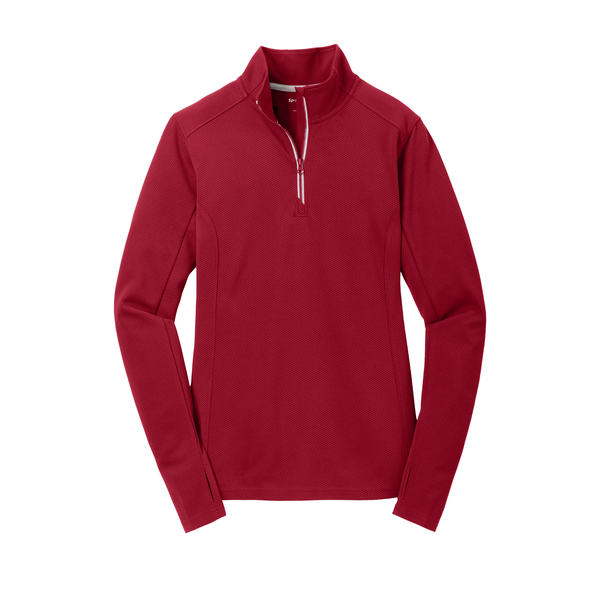 Sport-Tek® Sport-Wick® Textured Ladies' 1/4 Zip Pullover