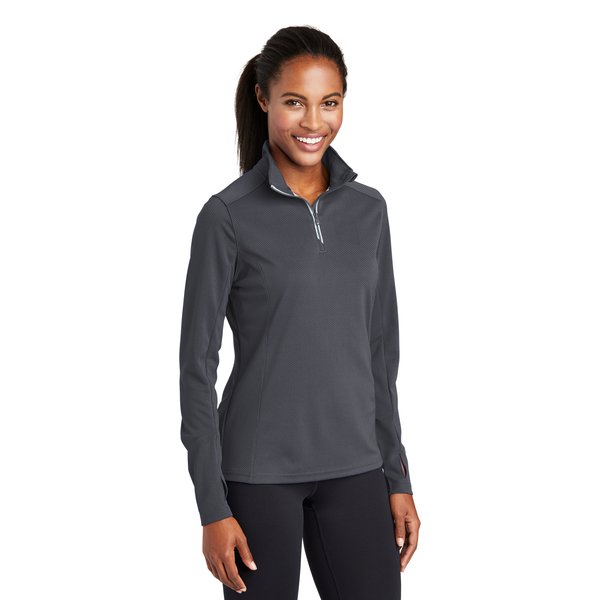 Sport-Tek® Sport-Wick® Textured Ladies' 1/4 Zip Pullover