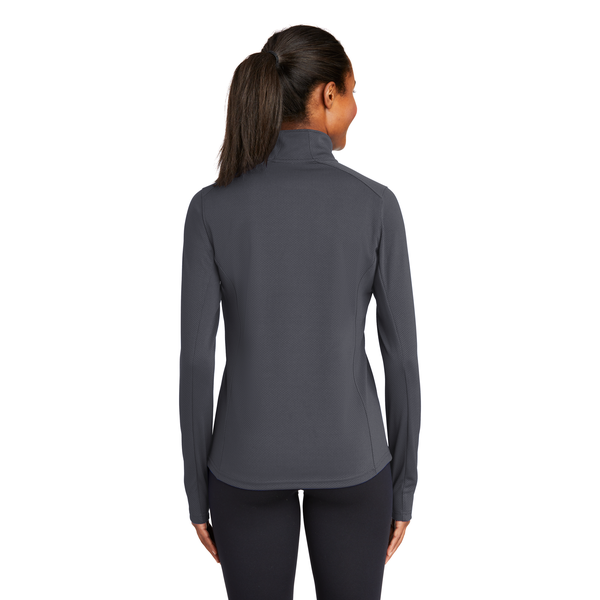 Sport-Tek® Sport-Wick® Textured Ladies' 1/4 Zip Pullover