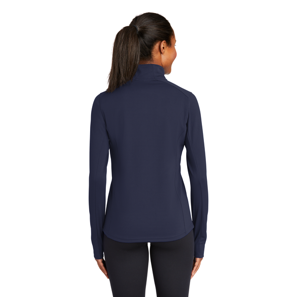 Sport-Tek® Sport-Wick® Textured Ladies' 1/4 Zip Pullover