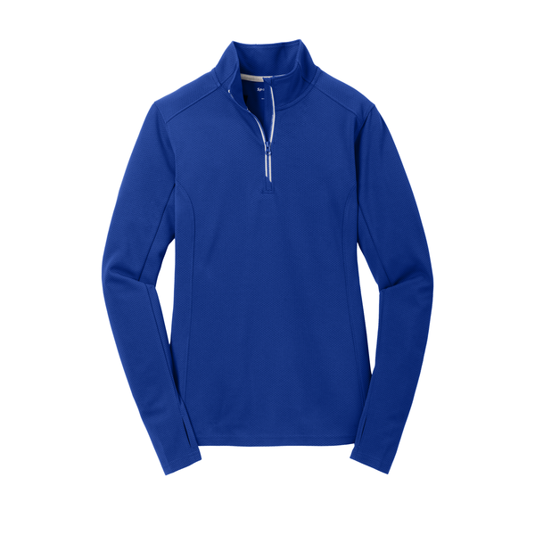 Sport-Tek® Sport-Wick® Textured Ladies' 1/4 Zip Pullover