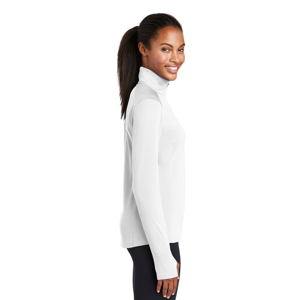 Sport-Tek® Sport-Wick® Textured Ladies' 1/4 Zip Pullover