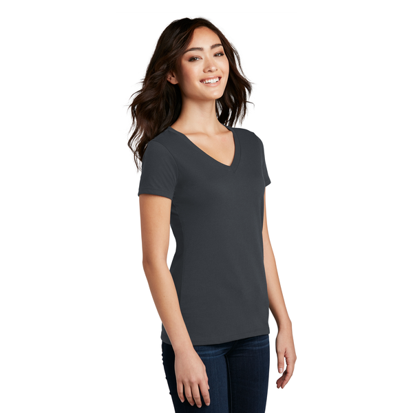 District Made® Perfect Blend® Ladies' V-Neck Tee