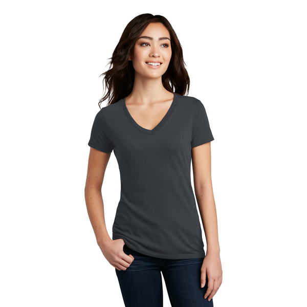 District Made® Perfect Blend® Ladies' V-Neck Tee