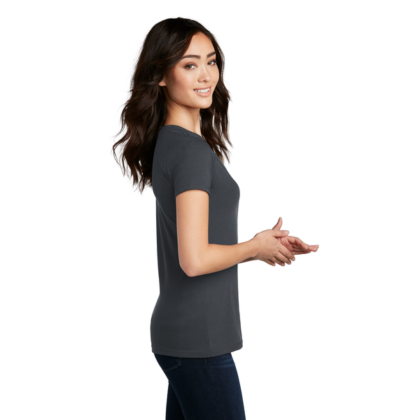 District Made® Perfect Blend® Ladies' V-Neck Tee