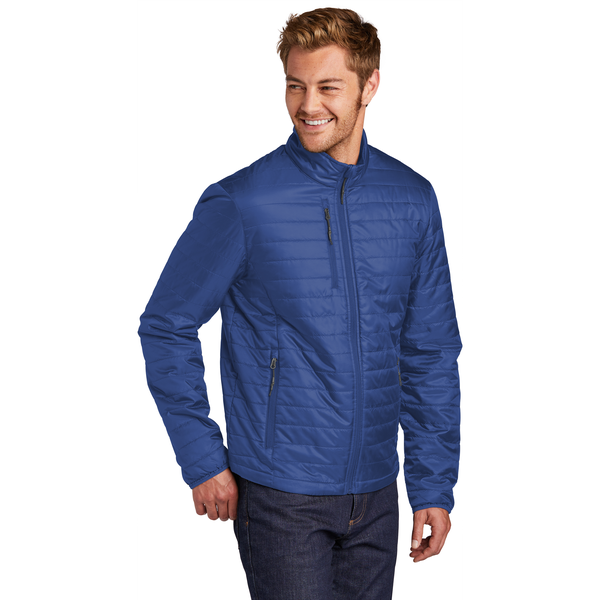 Port Authority® Packable Polyester Men's Puffy Jacket